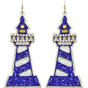 Lighthouse Glitter Earrings